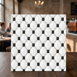 Carreaux de sol extérieurs en céramique numérique aspect parquet mat 40x40cm (16x16 pouces) pour couloir - Product Image 6