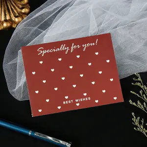 Ychon Wedding Card Design Paper Foil Stamping Custom Printed Wedding Invitations and can be used other party invitation