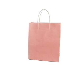 Sacs en papier kraft écologiques classiques pour le shopping et l'emballage alimentaire à emporter, impression de logo personnalisée, forme carrée biodégradable - Product Image 2