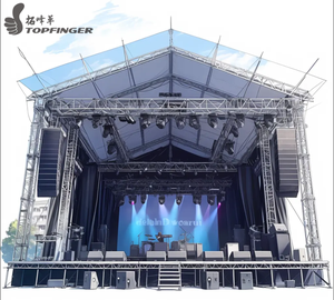 Armadura de techo de espiga de aleación de aluminio para exteriores para escenario, evento/fiesta, pantallas de armadura de techo de aluminio - Product Image 1