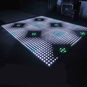 Ava Dj ışıkları 3D temperli cam mıknatıs dans tuğla gece kulübü parti LED dijital dans fayans paneli tuğla lambası interaktif LED dans