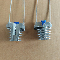 Wholesale Gimbo PA Type Optical Fiber Optic FTTH Drop Cable Hanging Clamp Customizable Aluminum Alloy Tension Fittings