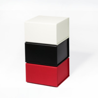 Boîte cadeau pliable de taille XS avec logo personnalisé, couvercle magnétique, boîte en carton recyclable, emballage de luxe