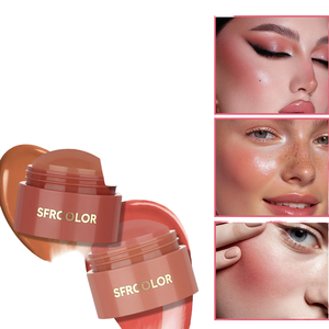 Nouveauté MLM : Baume blush multi-usage 4 couleurs, haute pigmentation, hydratant, pour maquillage quotidien, marque privée - Product Image 2