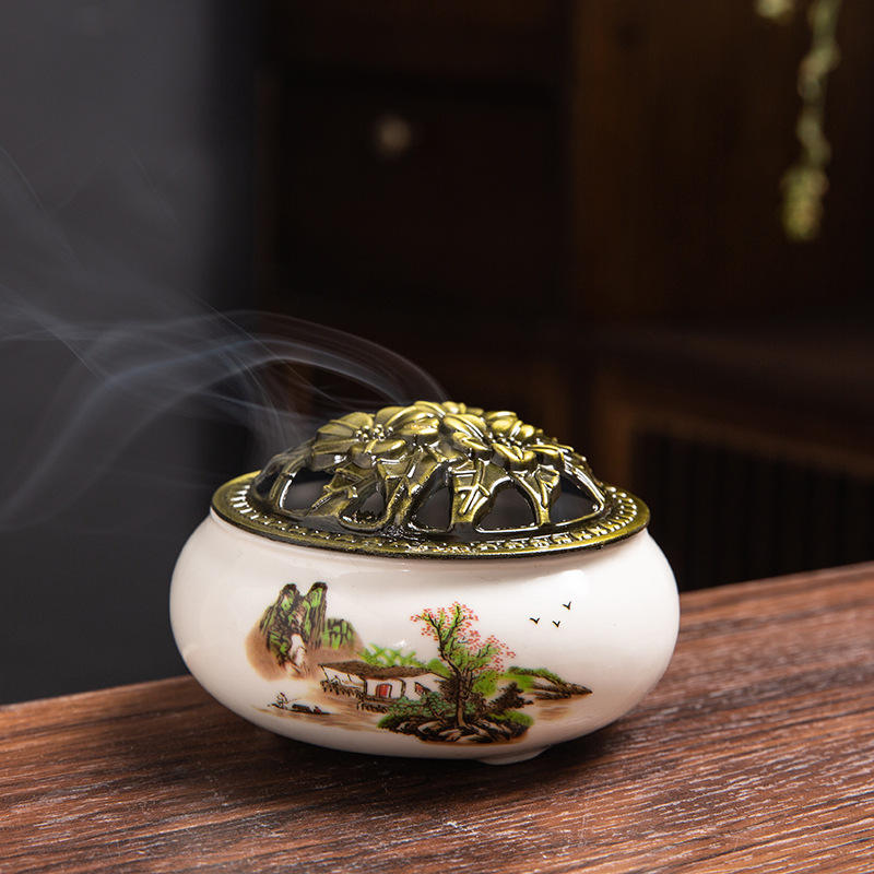 ครอบครัวพอร์ซเลนสีขาวบนภูเขา-ด้วยผ้าฝ้ายทนไฟ