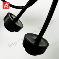 JIAKANG Smart 1Mhz ultrasonik Piezo transduser keramik pemasangan pipa 800pF kapasitansi untuk Sensor aliran ultrasonik