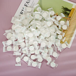 Alat Rias Masker Sekali Pakai Katun Murni Bentuk Koin Lembut Ramah Kulit Magic Dry Compressed <span class=keywords><strong>Facemask</strong></span> 100grains - Product Image 4