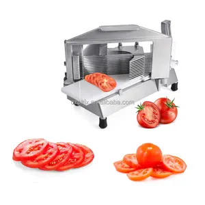 Máquina de corte manual de tomate, de aço inoxidável, fatiador de vegetais, máquina de corte de cebola para venda