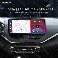 AIJIA Écran 2K de 12,3 pouces, autoradio multimédia, navigation GPS, CAR-PLAY pour Nissan ALTIMA 2019-2021
