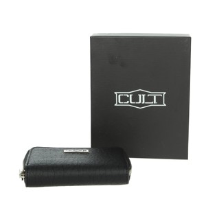 Portafoglio nero portacarte in vera pelle X11.780 sottile lunga chiusura a pieghe aperta stile Casual antifurto in pelle bovina per contanti - Product Image 4