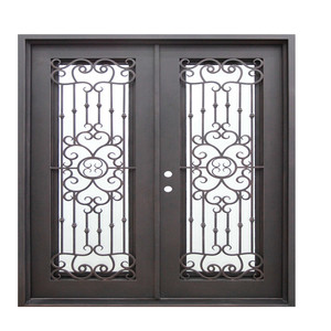 Nuovi prodotti cancello per animali in ferro battuto esterno porte in ferro battuto porta in metallo ferro battuto - Product Image 1