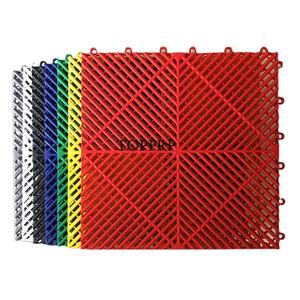 Carreaux de sol en plastique PP 40*40cm écologiques pour garage à emboîtement - Product Image 1