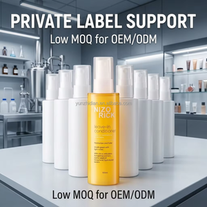 Après-shampoing sans rinçage 100 ml à marque privée, réparation à la kératine, huile de jojoba, traitement lissant et hydratant pour cheveux secs et abîmés - Product Image 3