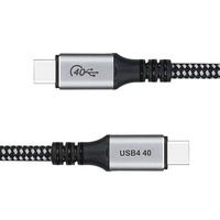 Just Link USB C Thunderbolt 3 Type C Câble USB4 Gen3 PD 3.0 40Gbps Transfert de données 100W 5K Câble USB-C pour M1 Macbook iPad Pro