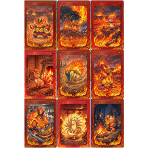 Cartes Métalliques Pokémon Rares Boîte Mystère Jeu de Cartes à Collectionner Personnalisées pour Enfants Art Fan Art Jeu de Société Fournitures Scolaires Pokémon - Product Image 6