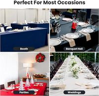 Nappe personnalisée, housse de table sur mesure pour salon professionnel, pour la publicité