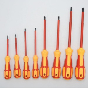 Magnetic Insulated <b>Screwdriver</b> <b>Set</b> Phillips Flathead 9 In 1 Industrial Grade Electrical Safety Tool <b>Set</b> - Product Image 5