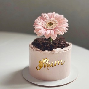 MOYI per torta in acrilico MUM per <span class=keywords><strong>la</strong></span> festa della <span class=keywords><strong>mamma</strong></span>, decorazione laterale per torta MUM - Product Image 3