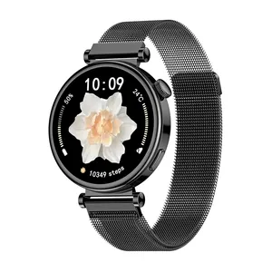 2024 Mode Gt4 Mini Smartwatch Amoled Scherm Hartdruk Zuurstof Monitoring Smart Watch Met Nfc