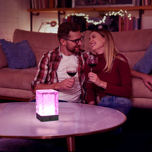 Lampes de maison intelligentes Tuya commande vocale musique synchronisation magique RGBW couleur Charnging salon chambre sans fil cristal <span class=keywords><strong>Table</strong></span> lampe de bureau - Product Image 3