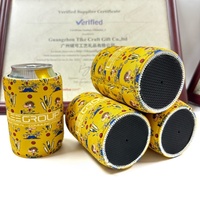 Porte-bouteille en néoprène de 5 mm d'épaisseur, surpiqué avec fond en caoutchouc, porte-bouteille personnalisé pour bière, logo personnalisé