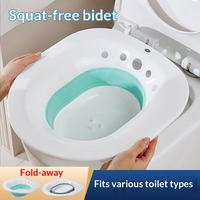 Baignoire pliable pour femme, bidet de toilette, siège de toilette post-partum, irrigateur de hanche autonettoyant, baignoire pour trempage du périnée, hémorroïdes