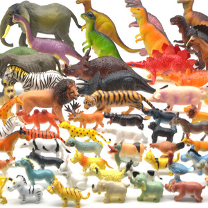 Petit ours polaire en plastique chameau kangourou lion <span class=keywords><strong>chien</strong></span> et chats figurines animaux de la ferme de la mer sauvage ensemble pvc poupée gâteau décoration enfants jouets - Product Image 6
