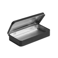 Service personnalisé professionnel boîte de conserve alimentaire prend en charge le paquet de biscuits de bonbons imprimés UV ou couleur boîtier en métal boîte en fer blanc à couvercle articulé