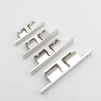Loquet à double bille en laiton couleur argent et or 42 mm pour porte de meuble, vente en gros d'usine