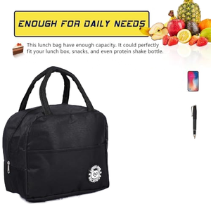 Tote Cooler Lunch <span class=keywords><strong>Bag</strong></span> Bolsas de comida con aislamiento térmico Portable Picnic Lunch Box <span class=keywords><strong>Bag</strong></span> para hombres, mujeres y niños - Product Image 2