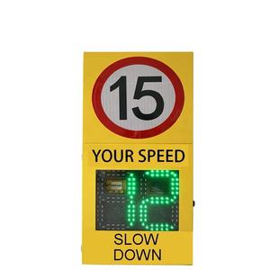 جودة عالية عرض سرعة الرادار الرادار الشمسي لوحة تسجيل السرعة كاشف بطيء لأسفل - Product Image 1