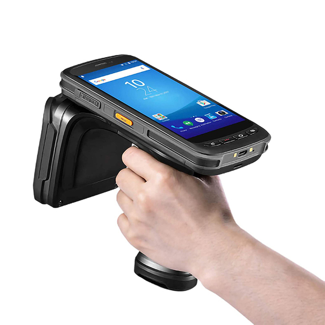 15 Meters Android 13 Impinj E710 Chip Long Range PDA UHF RFID Handheld Reader Writer for Warehouse Inventory