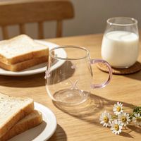 Taza de Vidrio de Borosilicato Hecha a Mano con Diseño Marino, Linda Taza con Asa y Animales en 3D para Bebidas y Regalos, Ideal para Instagram