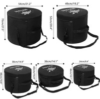Échantillon Gratuit : Ensemble de 5 Étuis et Sacs Rembourrés en Polyester avec Fermeture Éclair Protechtor pour Guitare/Basse