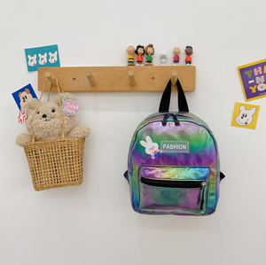 2024 nouveau été personnalisé motif Laser conception étanche <span class=keywords><strong>cartable</strong></span> mignon Carton ours <span class=keywords><strong>maternelle</strong></span> Snack sac pour garçons et filles - Product Image 3
