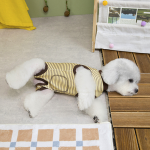 Pet chien vêtements automne hiver Spay ventre Wrap femelle chien estomac protecteur pyjamas Anti-froid confortable ventre garde - Product Image 5