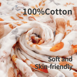 ผ้าห่อตัวเด็กทารกผ้าโปร่ง6ชั้นผ้า100% นุ่ม - Product Image 4