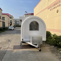 Location 8ft rue kiosque café hot dog chariot mobile cuisine pizza nourriture remorques boutique chariot camion voiture avec roues à vendre