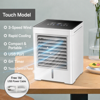 Mini ventilateur de bureau portable alimenté par USB avec télécommande, brumisateur et écran LED pour voiture, 5V, idéal pour petites pièces et dortoirs