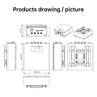 Alimentation murale 48v 5kw Lifepo4 batterie 51.2v 100ah solaire lithium-ion stockage d'énergie domestique Akku Powerwall 5kwh