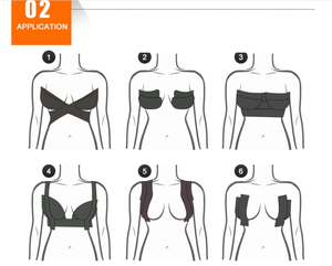 Nastro <span class=keywords><strong>Adesivo</strong></span> Elastico Invisibile per Sollevamento del <span class=keywords><strong>Seno</strong></span>, Impermeabile, Effetto Istantaneo - Product Image 5