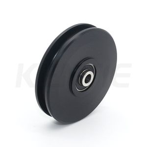 Rueda Guía de Plástico POM Grande con Ranura en U Recubierta de Rodamientos S698RS, Suministro Directo del Fabricante de Conjuntos de Poleas - Product Image 5