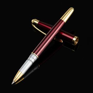 Gloss Black & Navy Blue Gold Trim Twist Metal Ballpoint <b>Pen</b>, Classic Luxury Rotating Executive Signature <b>Pen</b> Custom Logo - Product Image 3