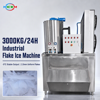 Machine à glace et flocons de neige sur mesure 3000 kg, conception intégrée pour la transformation des produits aquatiques et alimentaires