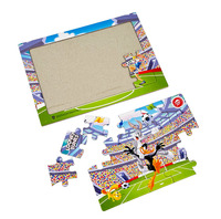 Global Bridge Puzzle en papier éducatif personnalisé sur le thème des dessins animés et de l'anime pour les garçons et les filles de plus de 3 ans, cadeau d'anniversaire