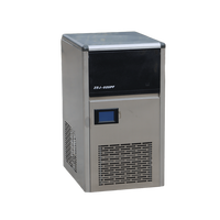 Machine à glaçons automatique commerciale 25 kg/24h, refroidissement par air et eau, pour restaurant, café, bar