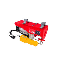 Mini palan électrique à câble de 1 tonne, 220/380V, télécommande sans fil, vitesse de levage de 6m/min, construction en acier, garantie 1 an