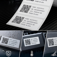Étiquettes de traçabilité de code QR de qualité automobile