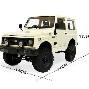 Chinese toy car WPL74 Suzuki 1/10 full scale electric four-wheel drive off-road climbing all terrain Jeep model 15km/h