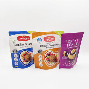 Bolsa <span class=keywords><strong>de</strong></span> Mylar Personalizada, Ecológica, Reutilizable, con Cierre, para Envasado <span class=keywords><strong>de</strong></span> Cereales Mixtos, Frutos Secos y Aperitivos - Product Image 1